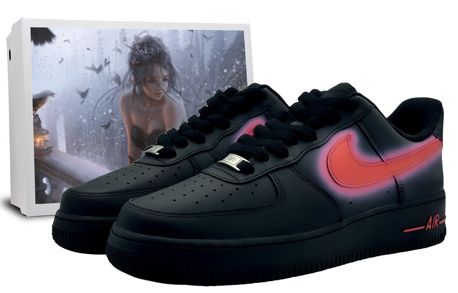 Кроссовки Nike Air Force 1 Skateboarding Shoes Unisex Low-top Black, цвет Orange
Кроссовки Nike Air Force 1 Skateboarding Shoes Unisex Low-top Black, цвет Orange