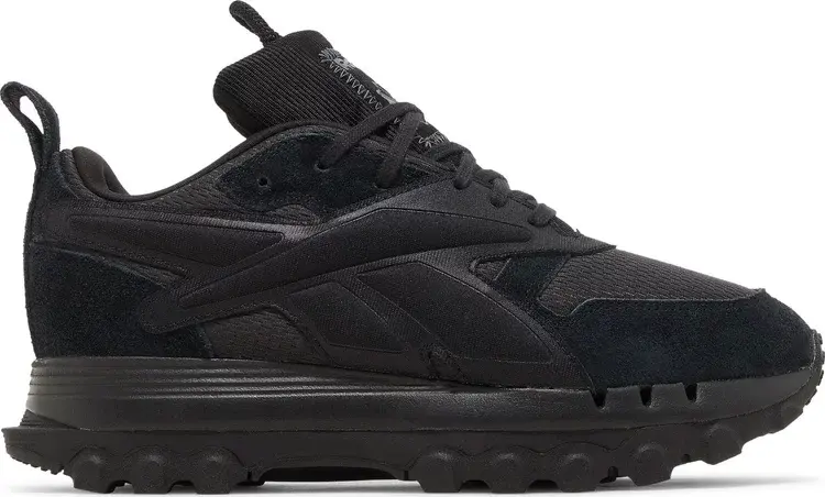 Кроссовки cardi b x wmns classic leather v2 'core black' Reebok, черный 
Кроссовки cardi b x wmns classic leather v2 'core black' Reebok, черный