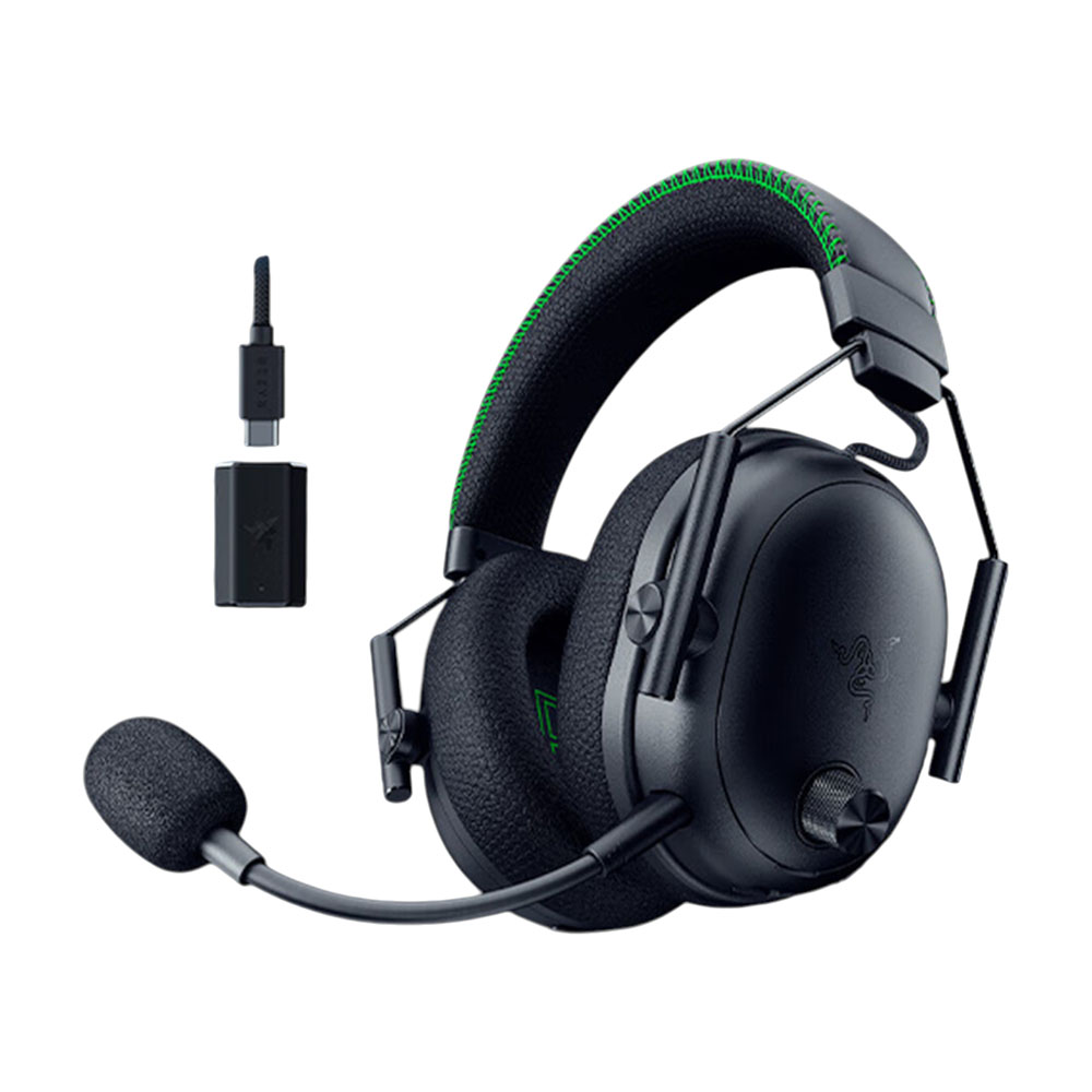 Игровая гарнитура Razer BlackShark V3 Pro, черный/ зеленый
Игровая гарнитура Razer BlackShark V3 Pro, черный/ зеленый