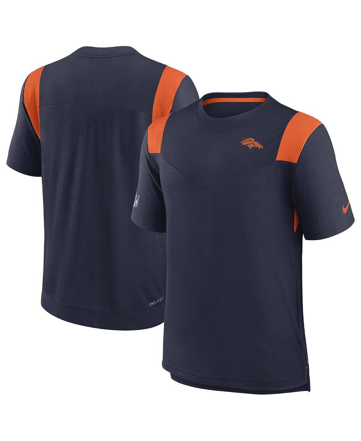 Мужская темно-синяя футболка с логотипом denver broncos sideline performance player Nike, синий
Мужская темно-синяя футболка с логотипом denver broncos sideline performance player Nike, синий