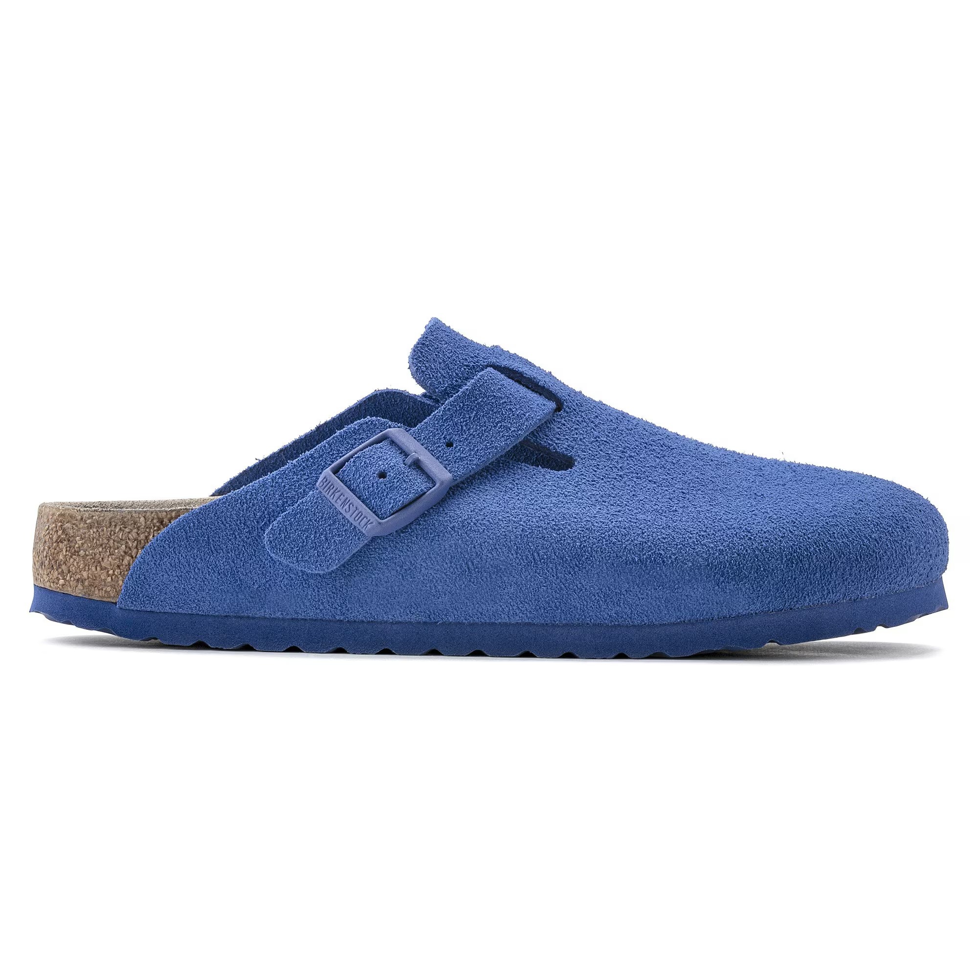 Сандалии-клоги Birkenstock Boston Suede Leather, синий
Сандалии-клоги Birkenstock Boston Suede Leather, синий