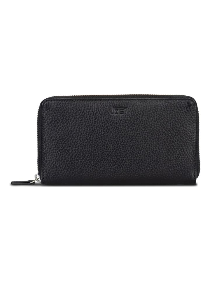 Jost Кожаный кошелек Vika, 19 см, черный
Jost Кожаный кошелек Vika, 19 см, черный