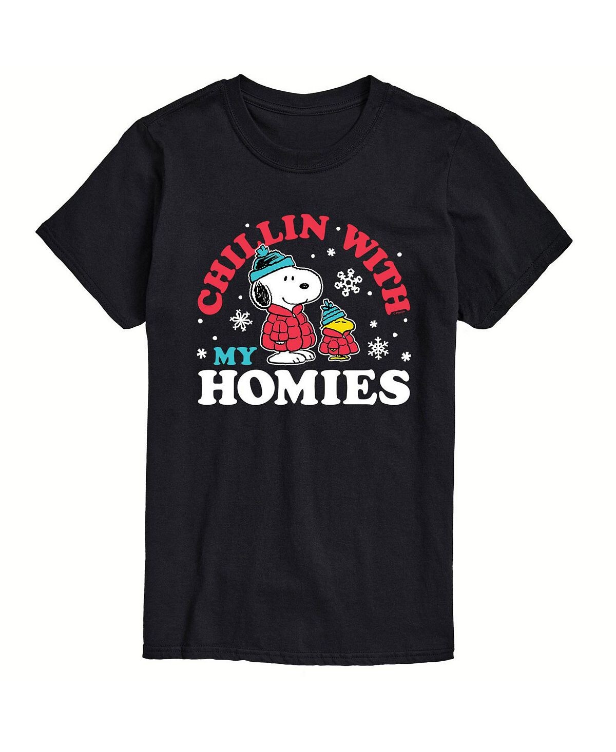Мужская футболка с коротким рукавом peanuts chilling with homies AIRWAVES, черный
Мужская футболка с коротким рукавом peanuts chilling with homies AIRWAVES, черный