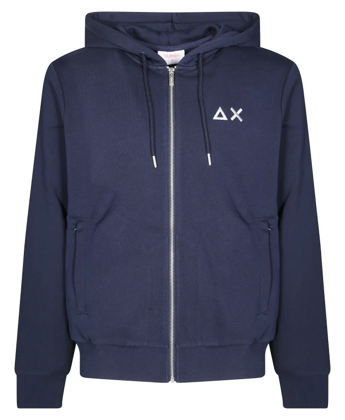 Толстовка на молнии с изображением капуччо Sun68, синий
Толстовка на молнии с изображением капуччо Sun68, синий