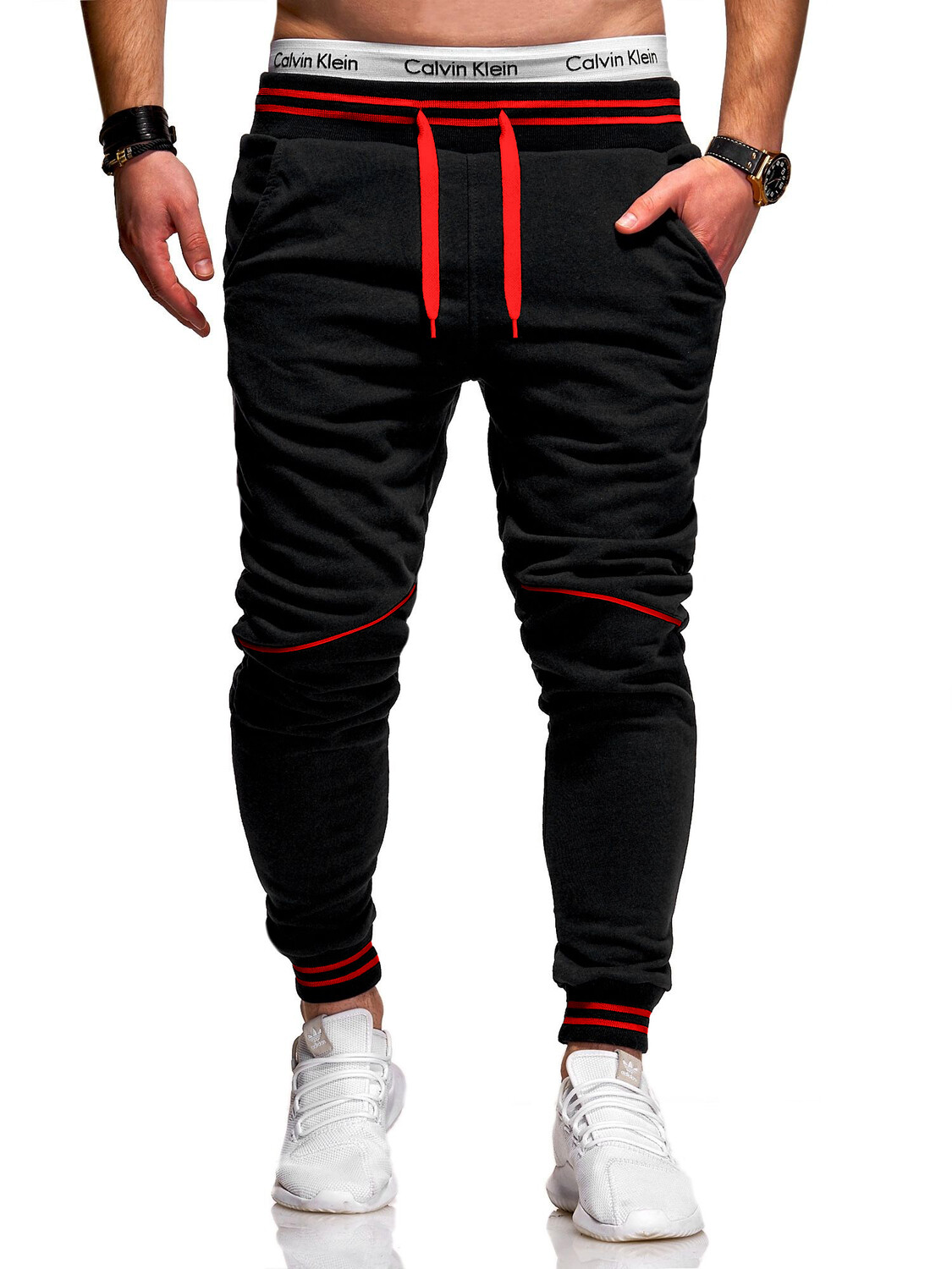 Тканевые брюки behype Jogging STRIPE, черный
Тканевые брюки behype Jogging STRIPE, черный