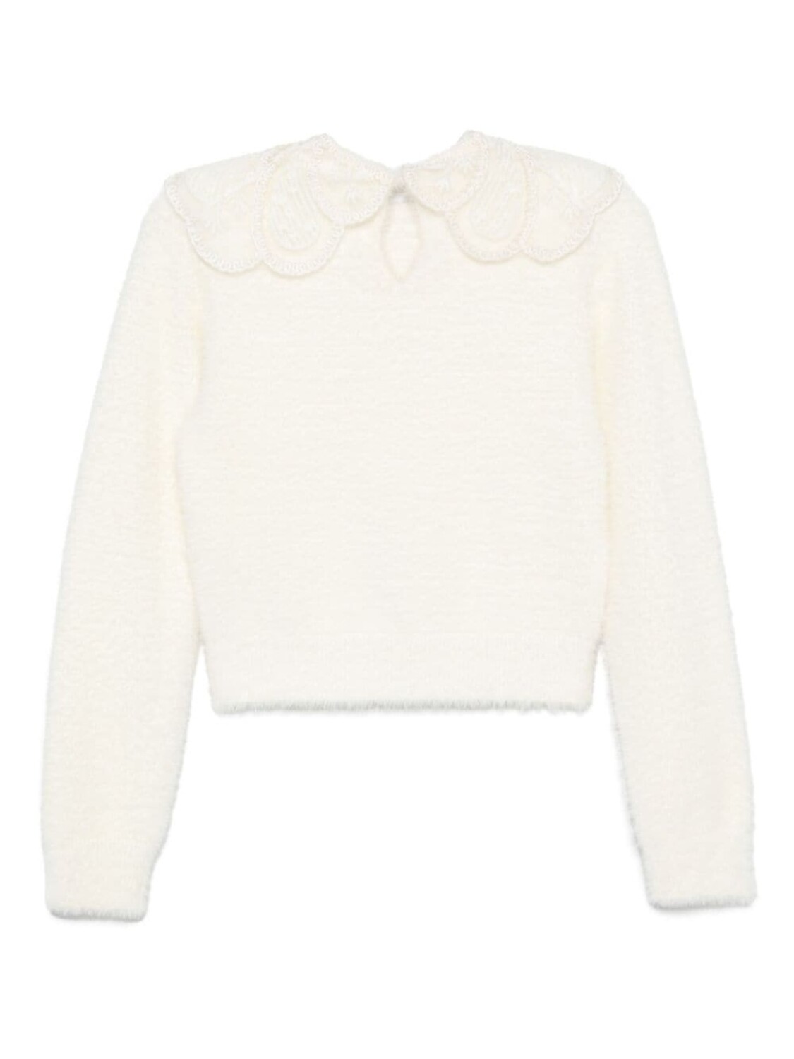 ROTATE BIRGER CHRISTENSEN свитер с кружевным воротником, белый
ROTATE BIRGER CHRISTENSEN свитер с кружевным воротником, белый