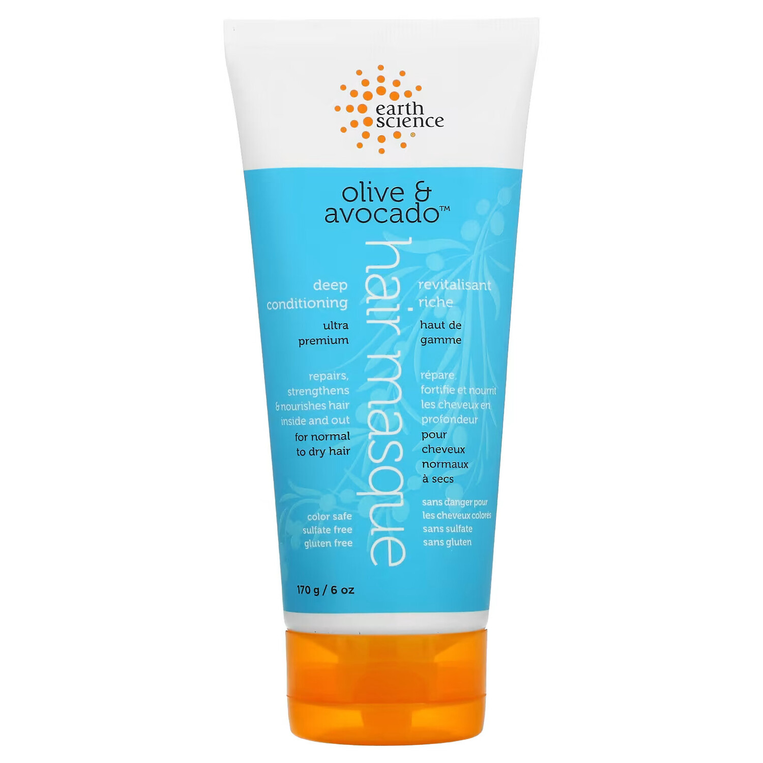 Earth Science, Глубокое восстановление, маска для волос, Olive & Avocado, 170 г
Earth Science, Глубокое восстановление, маска для волос, Olive & Avocado, 170 г