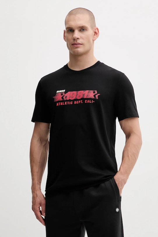 Хлопковая футболка ADELMO Guess, черный
Хлопковая футболка ADELMO Guess, черный