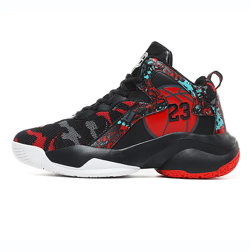 Баскетбольные кроссовки для детей начальной школы Yi Jiabao, черный/красный
Баскетбольные кроссовки для детей начальной школы Yi Jiabao, черный/красный