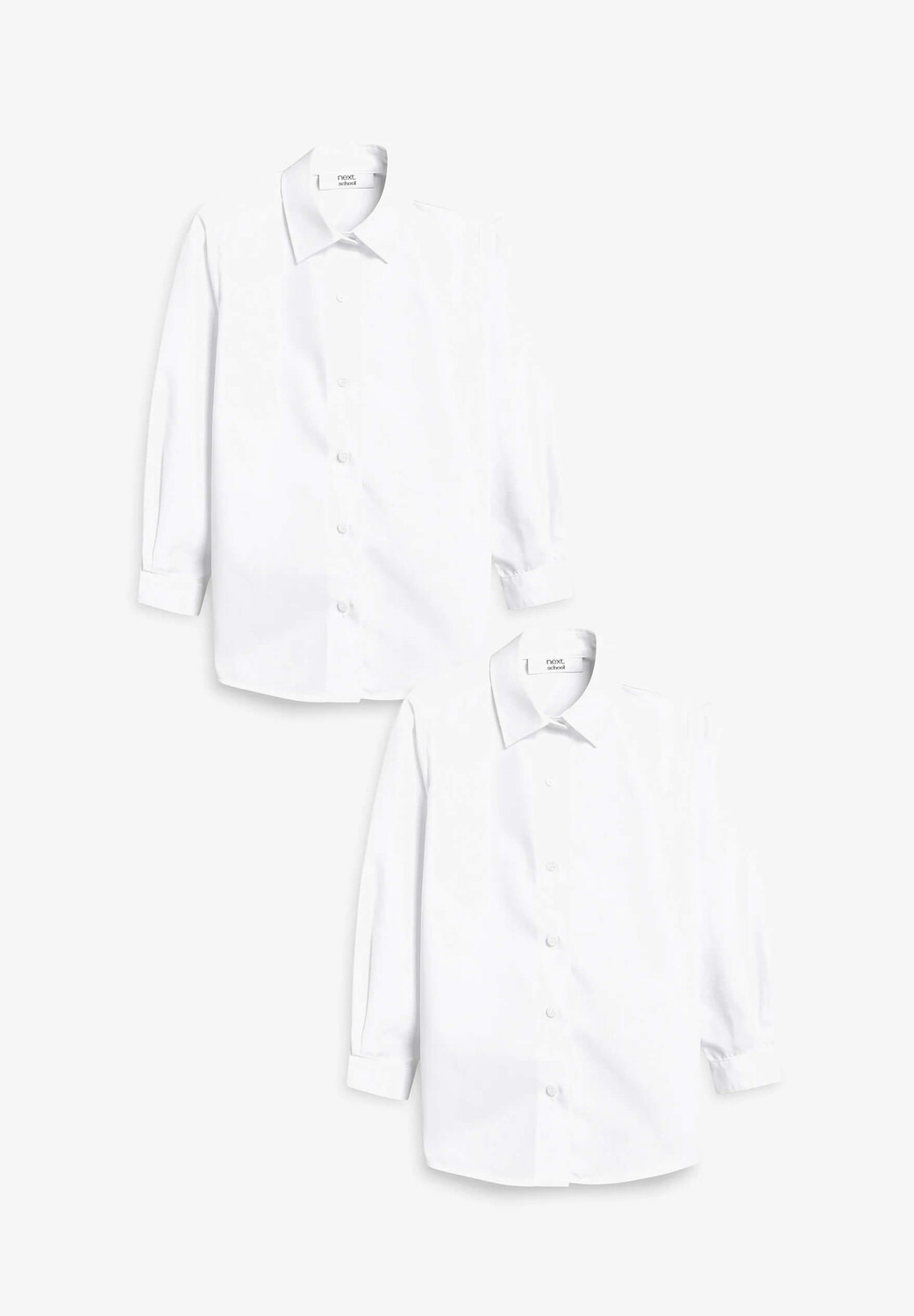 Комплект рубашек для девочки Next, 2 штуки, белый
Комплект рубашек для девочки Next, 2 штуки, белый