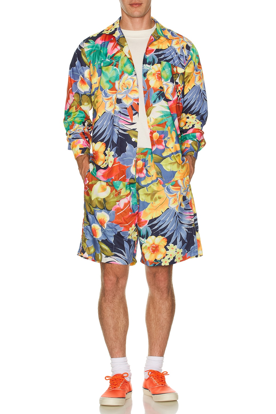 Шорты для зала с тропическим принтом Beams Plus, Navy
Шорты для зала с тропическим принтом Beams Plus, Navy