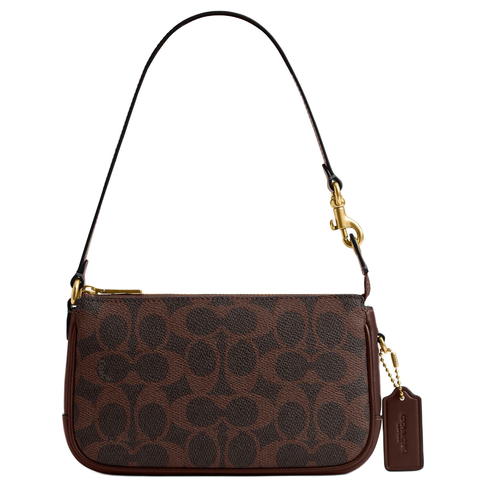 COACH Сумка Plaza из искусственной кожи с элементами натуральной кожи, маленькая женская сумка через плечо, цвет Maple Brown
COACH Сумка Plaza из искусственной кожи с элементами натуральной кожи, маленькая женская сумка через плечо, цвет Maple Brown