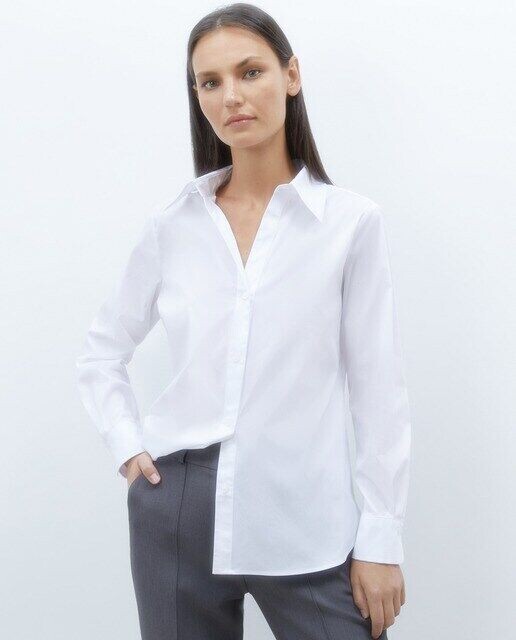 Блузка из поплина с длинными рукавами Woman El Corte Inglés, белый
Блузка из поплина с длинными рукавами Woman El Corte Inglés, белый