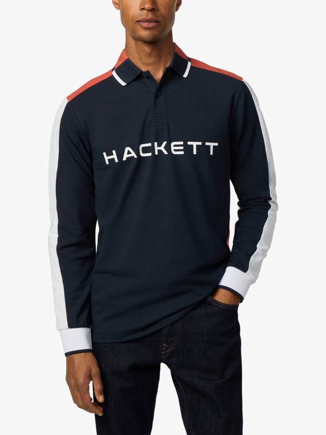 Спортивная поло с длинными рукавами Hackett London, Navy/Multi
Спортивная поло с длинными рукавами Hackett London, Navy/Multi