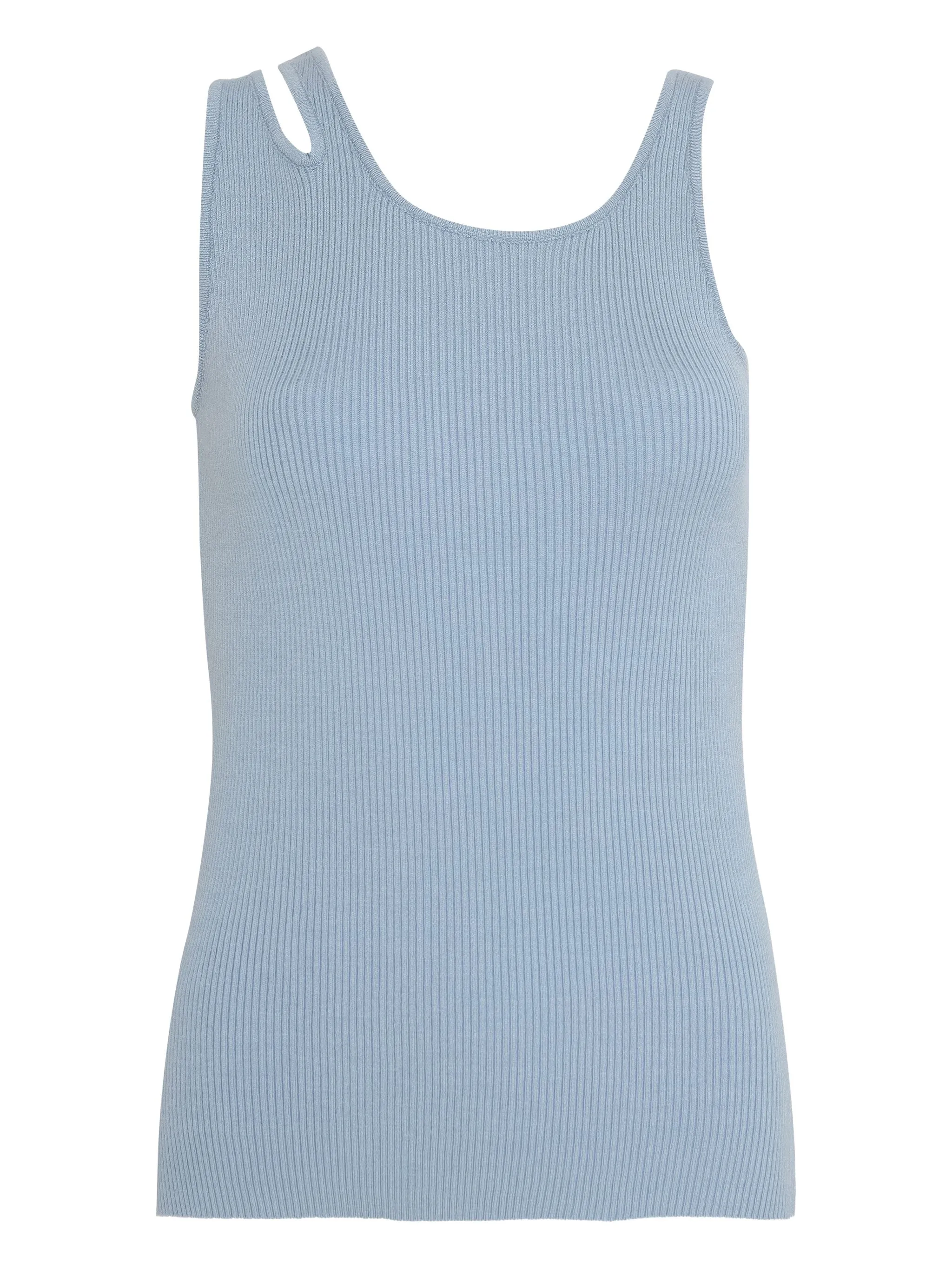 Топ в рубчик с вырезами Uma | Raquel Blay, синий
Топ в рубчик с вырезами Uma | Raquel Blay, синий