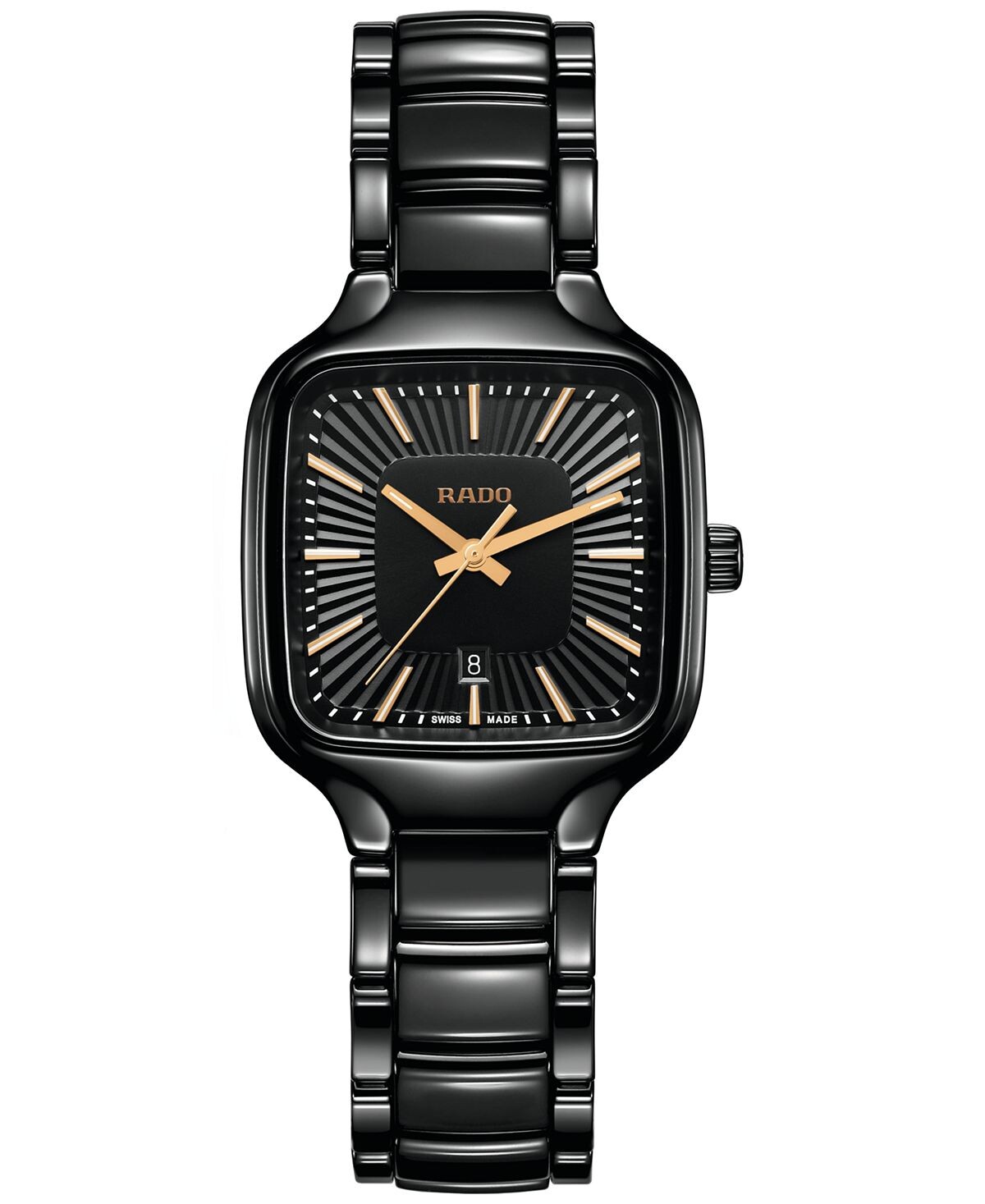 Женские швейцарские часы-браслет из высокотехнологичной керамики True Square черного цвета, 29 мм Rado, черный
Женские швейцарские часы-браслет из высокотехнологичной керамики True Square черного цвета, 29 мм Rado, черный