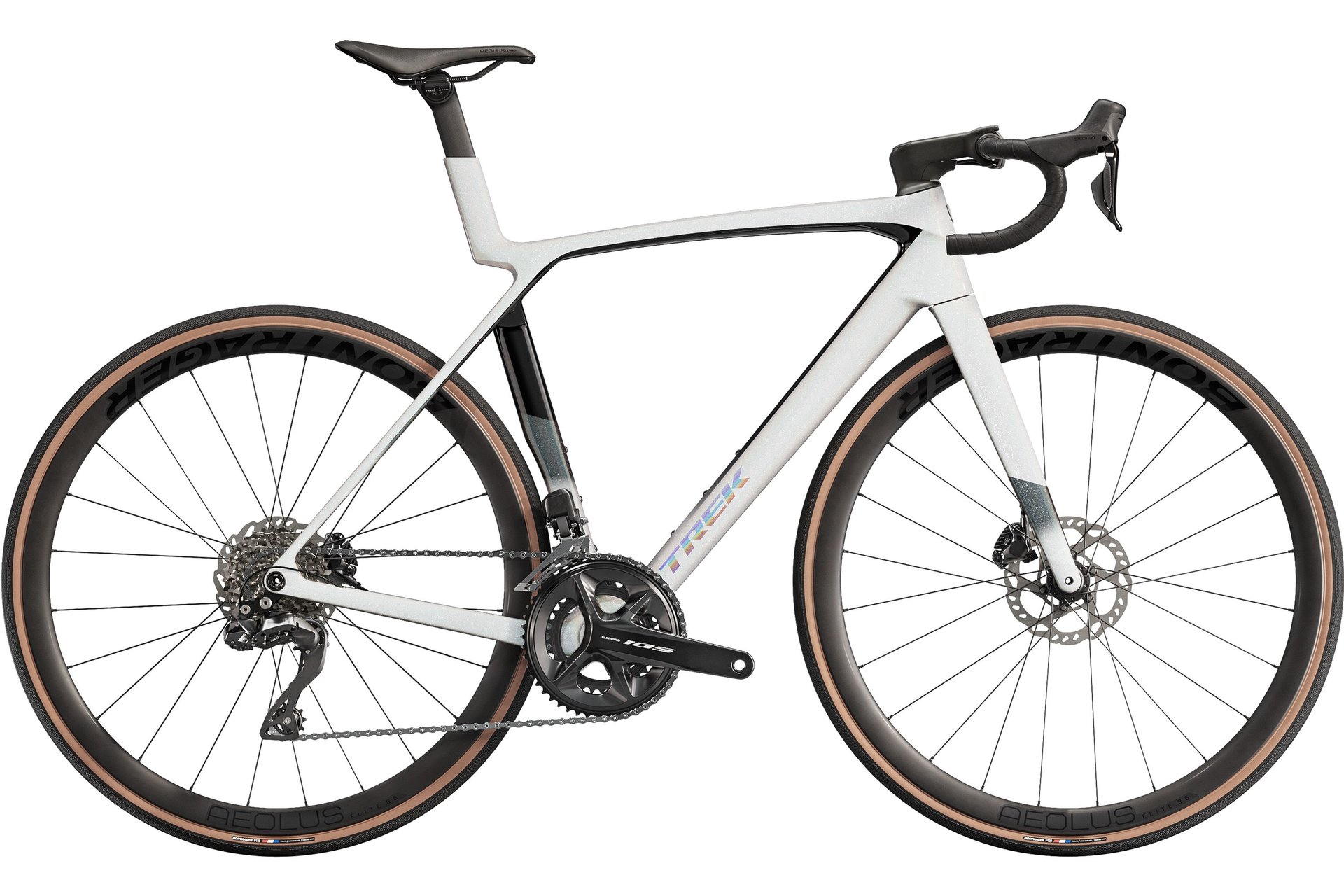 Шоссейный велосипед Trek Madone sl 6 gen 8 - 28 дюймов - diamant, weiß | white prismatic
Шоссейный велосипед Trek Madone sl 6 gen 8 - 28 дюймов - diamant, weiß | white prismatic