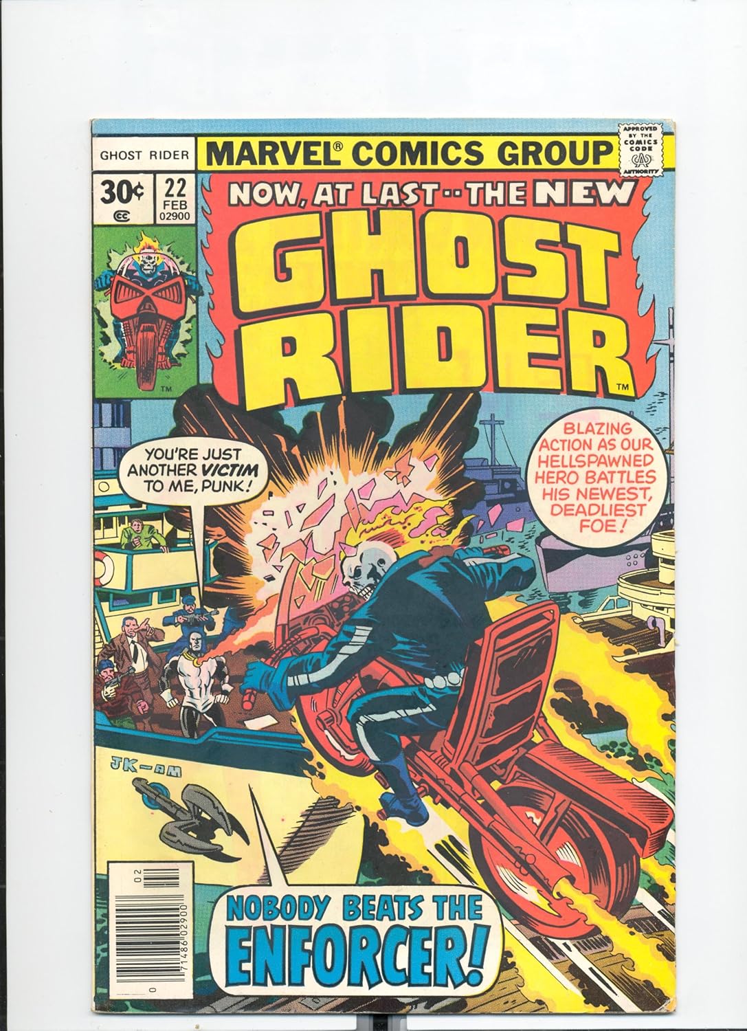 Ghost Rider Volume 1 #22 1977 (Ghost Rider Volume 1, #22) (Marvel Comics Group)
Ghost Rider Volume 1 #22 1977 (Ghost Rider Volume 1, #22) (Marvel Comics Group)