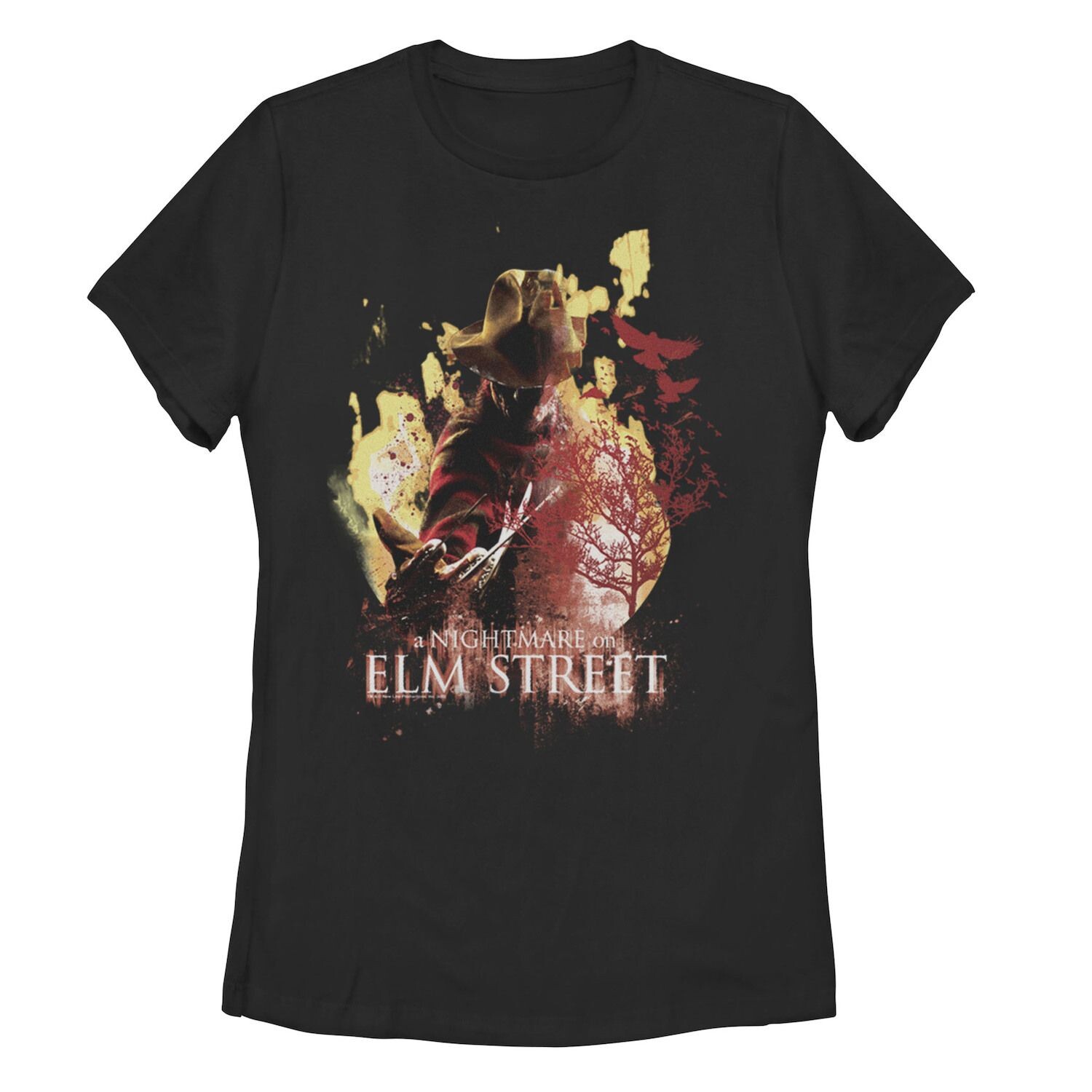 Юниорская футболка «Кошмар на улице Вязов» с Фредди в огне Licensed Character
Юниорская футболка «Кошмар на улице Вязов» с Фредди в огне Licensed Character