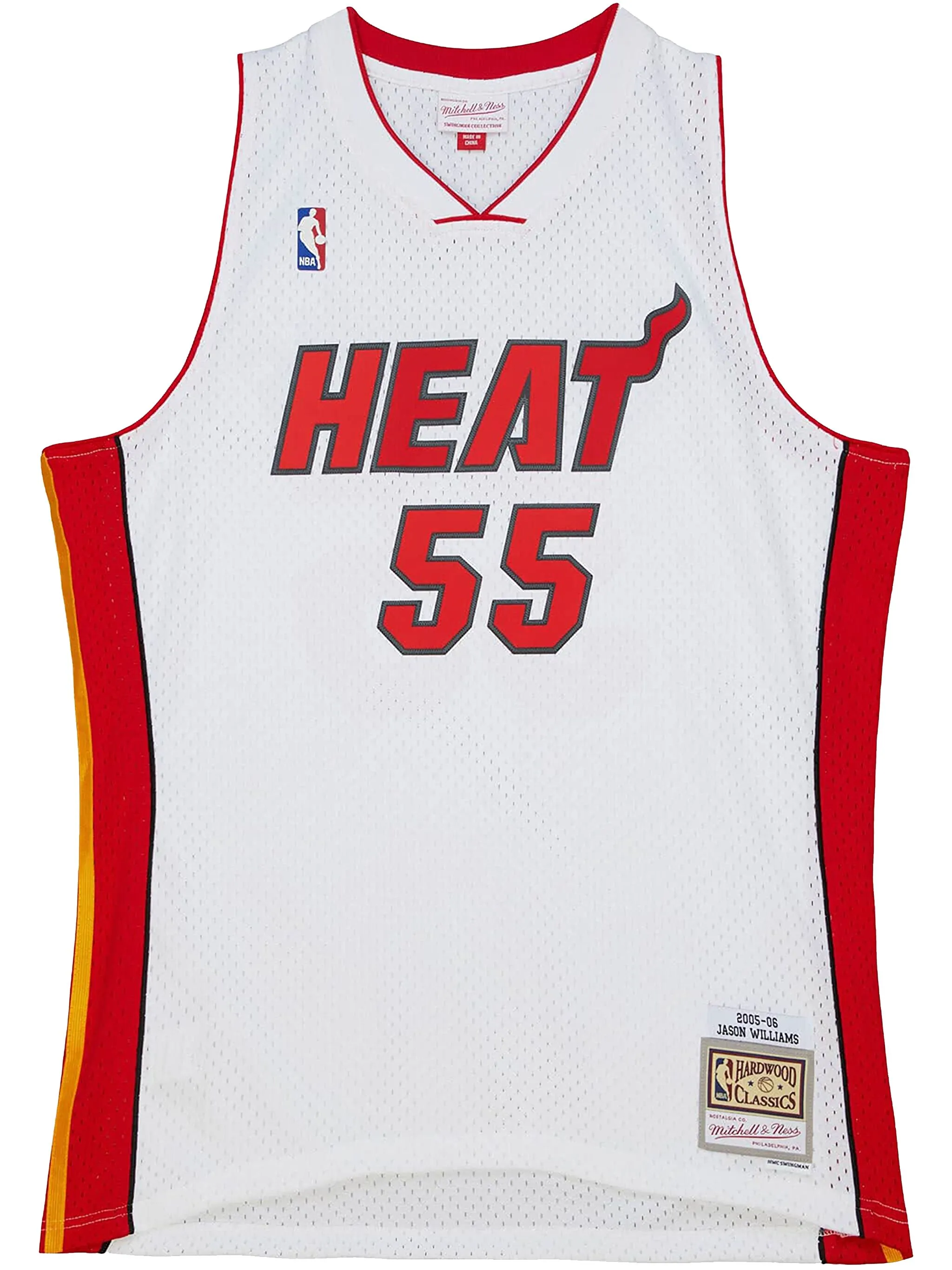 Топ NBA Heat 2005 Jason Williams Mitchell & Ness, белый
Топ NBA Heat 2005 Jason Williams Mitchell & Ness, белый