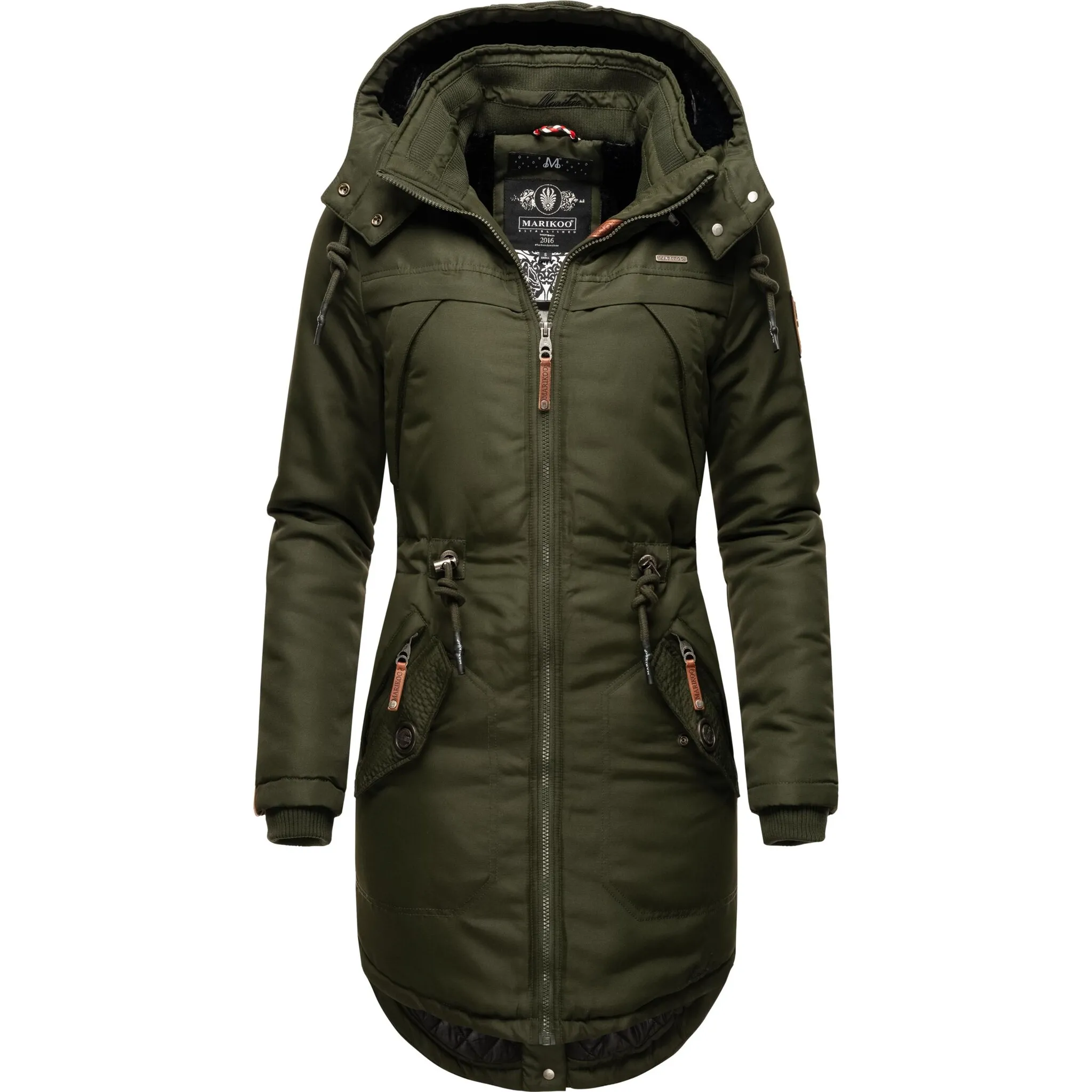 Зимнее пальто Marikoo "Kamii", спортивная женская зимняя парка со съемной отделкой. Капюшон, зеленый
Зимнее пальто Marikoo "Kamii", спортивная женская зимняя парка со съемной отделкой. Капюшон, зеленый