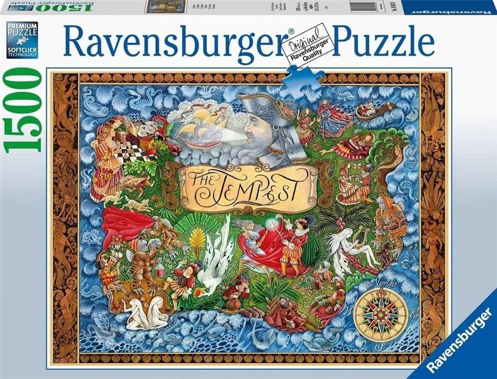 Ravensburger, пазл, Шторм, 1500 шт.
Ravensburger, пазл, Шторм, 1500 шт.