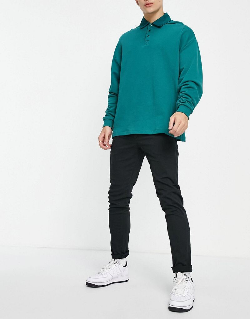 Черные брюки чиносы узкого кроя Jack & Jones Intelligence
Черные брюки чиносы узкого кроя Jack & Jones Intelligence