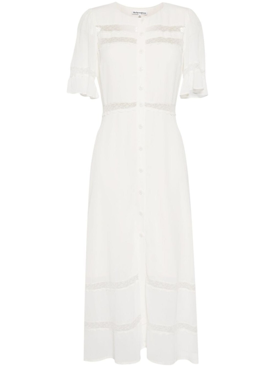 Reformation платье миди Woodson, нейтральный цвет
Reformation платье миди Woodson, нейтральный цвет