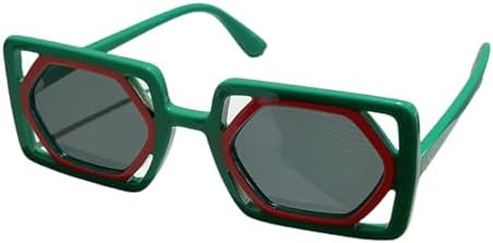 Винтажные мужские и женские солнцезащитные очки в форме полой квадратной линзы, многоугольные солнцезащитные очки с защитой от УФ-излучения UV400 MTZJH, Green-dark Green
Винтажные мужские и женские солнцезащитные очки в форме полой квадратной линзы, многоугольные солнцезащитные очки с защитой от УФ-излучения UV400 MTZJH, Green-dark Green