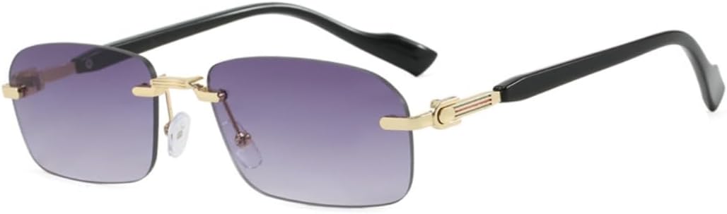 Винтажные солнцезащитные очки без оправы для женщин и мужчин, роскошные, в стиле панк, с металлическими заклепками и зернистой текстурой дужек, защита от УФ-излучения UV400 VFDHN, 20277-c4
Винтажные солнцезащитные очки без оправы для женщин и мужчин, роскошные, в стиле панк, с металлическими заклепками и зернистой текстурой дужек, защита от УФ-излучения UV400 VFDHN, 20277-c4