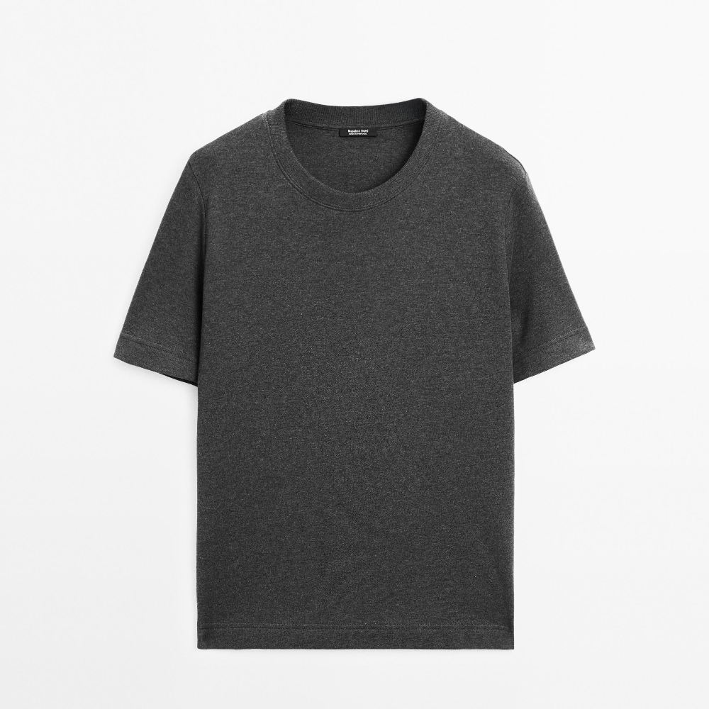 Футболка Massimo Dutti 100% Cotton Interlock Crew Neck, антрацитово-серый
Футболка Massimo Dutti 100% Cotton Interlock Crew Neck, антрацитово-серый