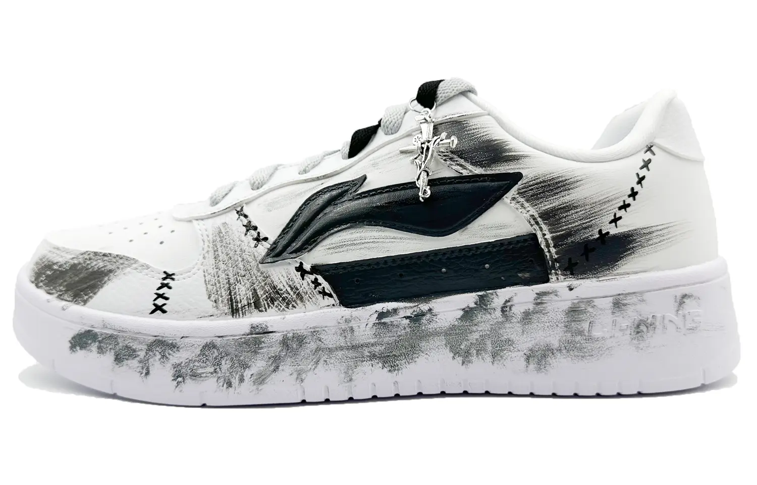 LINING Кроссовки для скейтборда Pontoon Boats, противоскользящие, износостойкие, дышащие, увеличивающие рост, низкие, мужские, черно-белые
LINING Кроссовки для скейтборда Pontoon Boats, противоскользящие, износостойкие, дышащие, увеличивающие рост, низкие, мужские, черно-белые