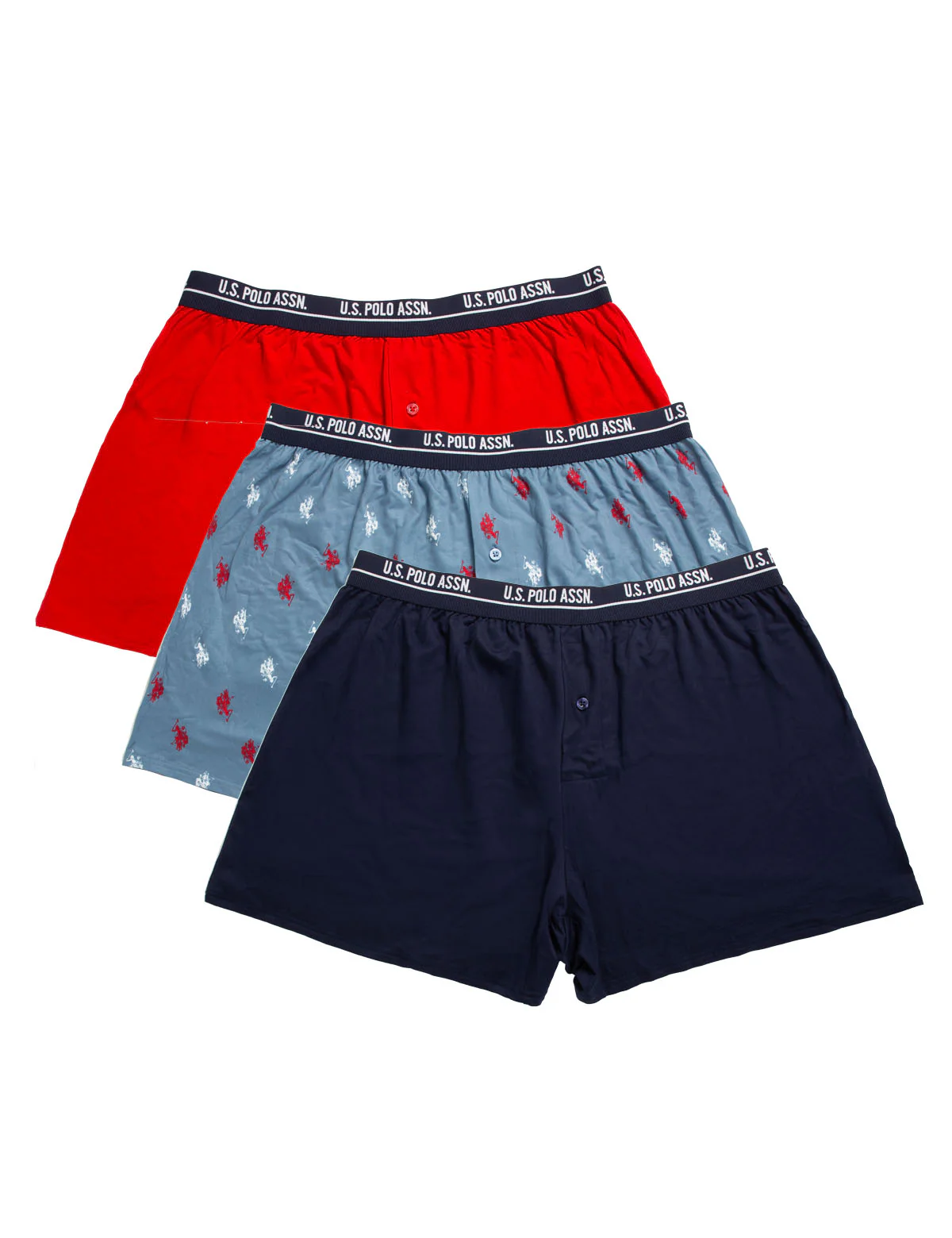 Комплект трусов U.S. Polo Assn Knit Boxer, 3 шт., красный/голубой/темно-синий
Комплект трусов U.S. Polo Assn Knit Boxer, 3 шт., красный/голубой/темно-синий