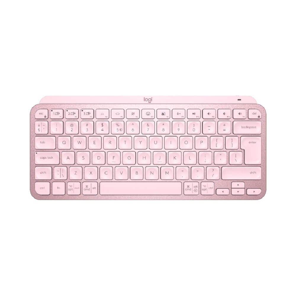Клавиатура Logitech MX Keys Mini, беспроводная, International English раскладка, розовый
Клавиатура Logitech MX Keys Mini, беспроводная, International English раскладка, розовый
