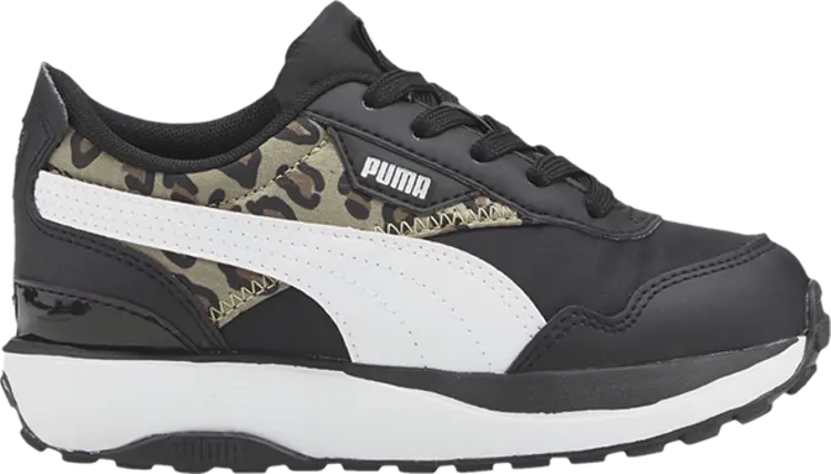Кроссовки Puma Cruise Rider Infant Summer Roar - Black Pale Khaki Leopard, черный 
Кроссовки Puma Cruise Rider Infant Summer Roar - Black Pale Khaki Leopard, черный