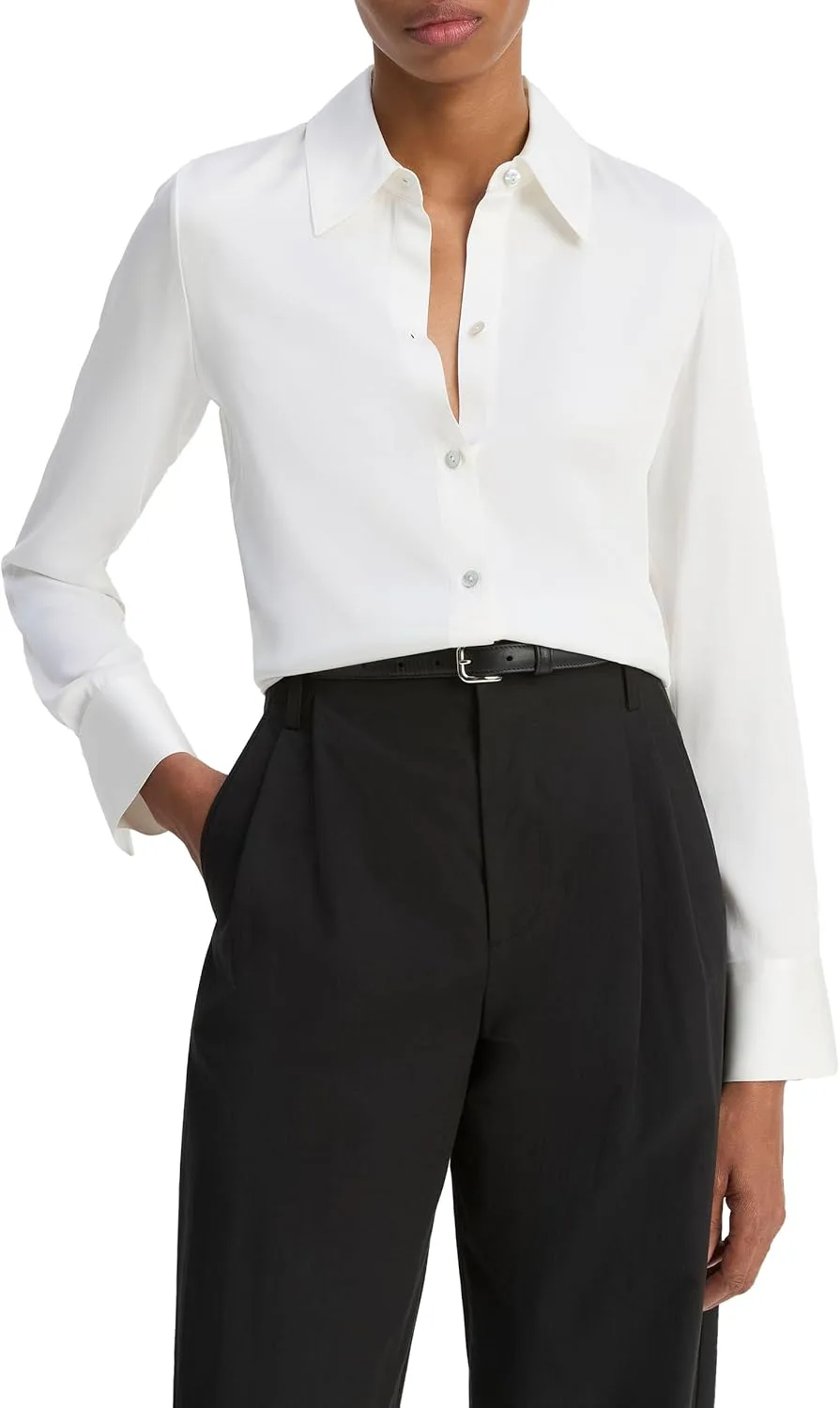 Vince Women's Slim Fit Classic Shirt
Vince Women's Slim Fit Classic Shirt