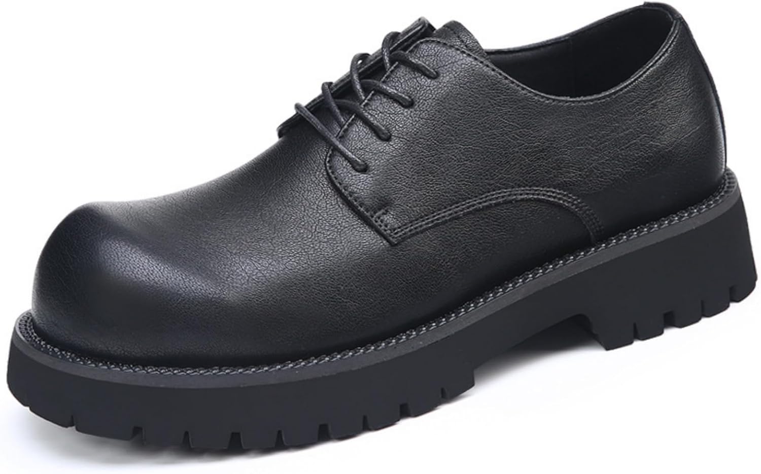 Мужские туфли-оксфорды на шнурках из кожи с платформой, круглый носок, низкие с подошвой с протектором, нескользящие, с массивными каблуками, повседневные дерби для работы, офиса, формальных и уличных мероприятий Qwuieoin, черный
Мужские туфли-оксфорды на шнурках из кожи с платформой, круглый носок, низкие с подошвой с протектором, нескользящие, с массивными каблуками, повседневные дерби для работы, офиса, формальных и уличных мероприятий Qwuieoin, черный