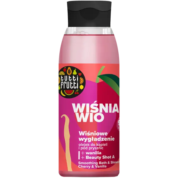 Разглаживающее масло для ванны и душа, 400 мл Tutti Frutti Wiśnia wio
Разглаживающее масло для ванны и душа, 400 мл Tutti Frutti Wiśnia wio
