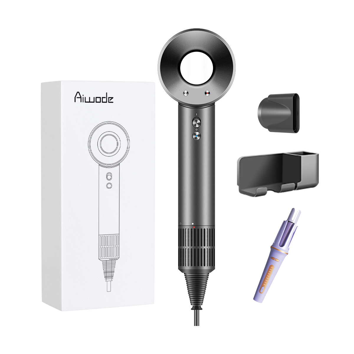 Фен K22 с постоянной температурой Ai Wo De, Black
Фен K22 с постоянной температурой Ai Wo De, Black