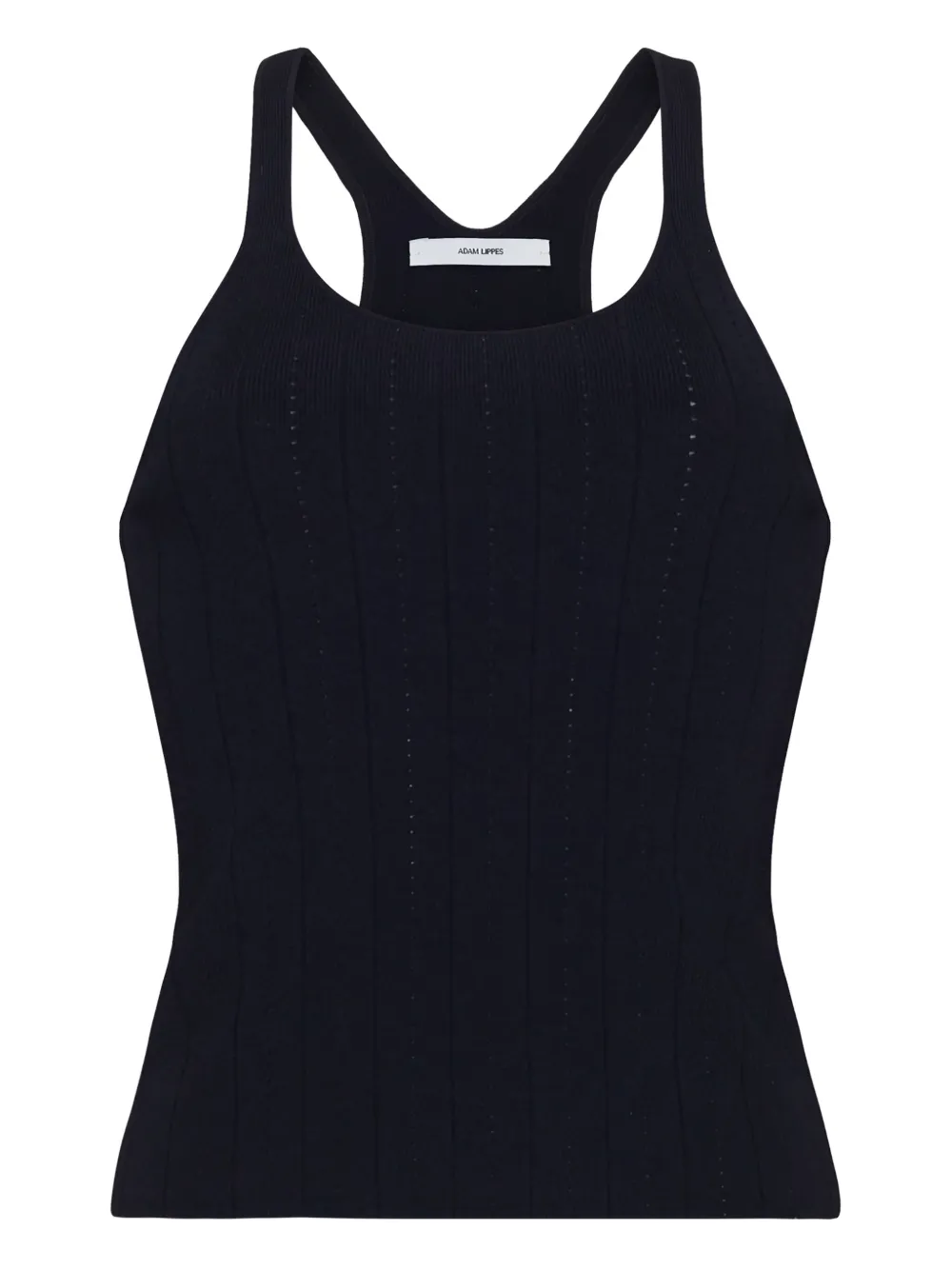 Топ без рукавов Adam Lippes, черный 
Топ без рукавов Adam Lippes, черный