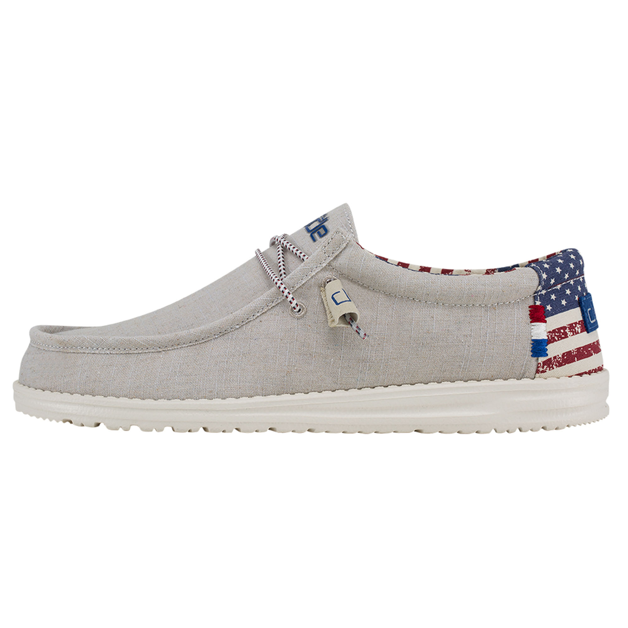 Мужские патриотические повседневные туфли Wally Hey Dude, Off White
Мужские патриотические повседневные туфли Wally Hey Dude, Off White