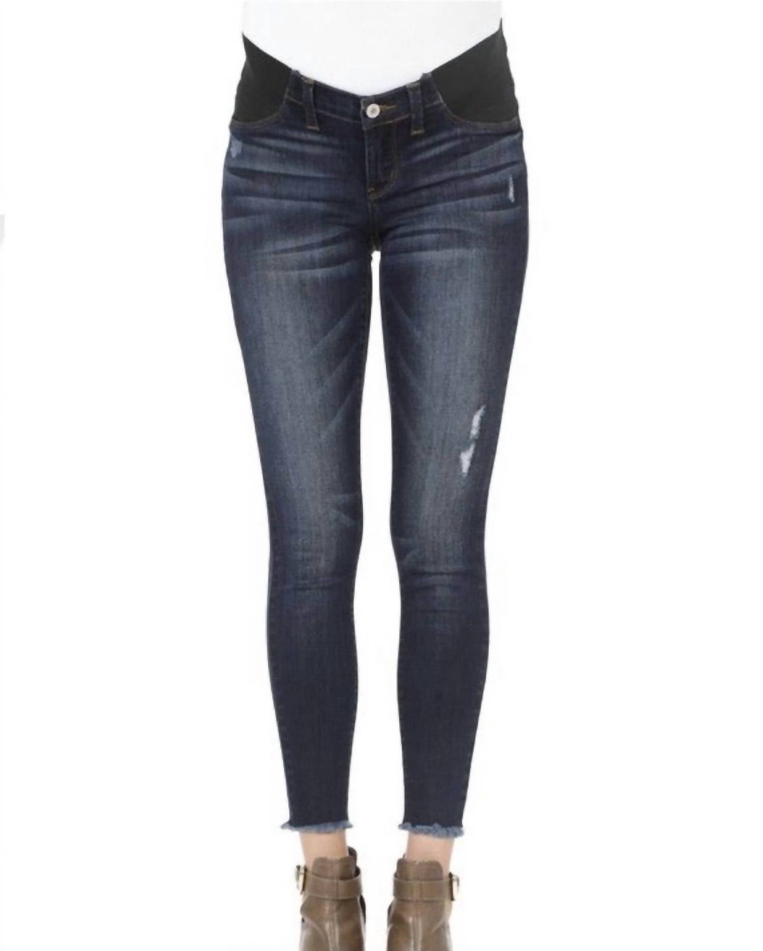 Джинсы для беременных в темно-синем цвете KanCan
Джинсы для беременных в темно-синем цвете KanCan