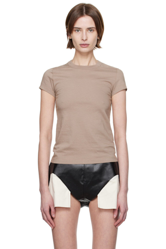 Футболка укороченная серо-коричневого цвета Hollywood Level Rick Owens
Футболка укороченная серо-коричневого цвета Hollywood Level Rick Owens