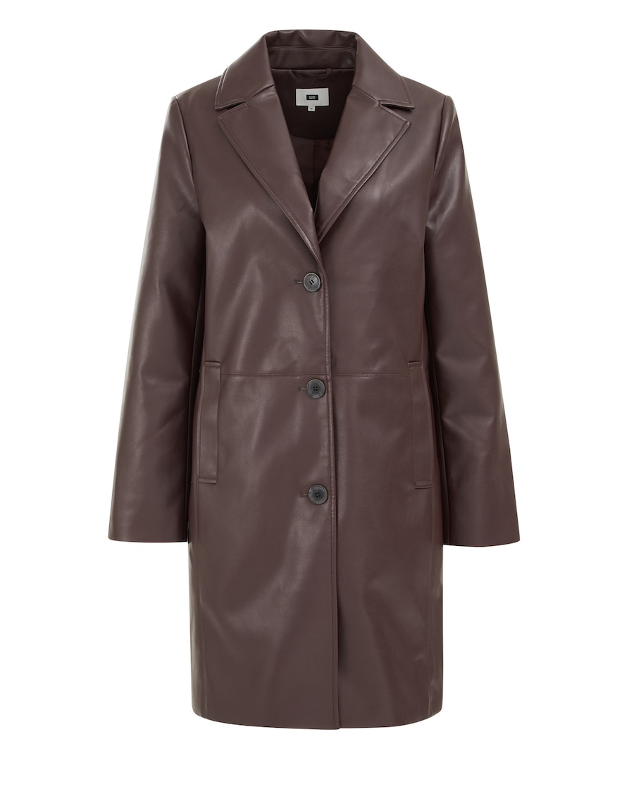 Пальто межсезонное WE Fashion, бургундия
Пальто межсезонное WE Fashion, бургундия