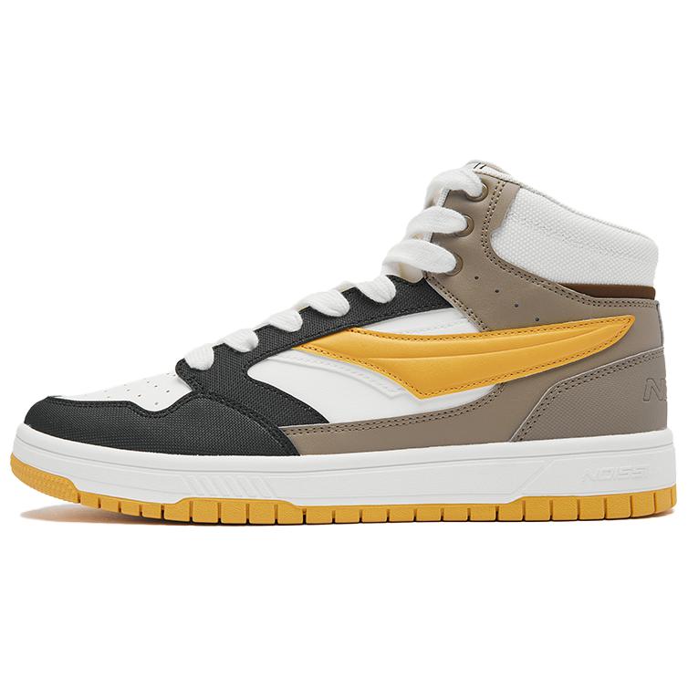 QIAODAN Кроссовки для скейтбординга мужские, высокие, цвет слоновой кости/черный
QIAODAN Кроссовки для скейтбординга мужские, высокие, цвет слоновой кости/черный