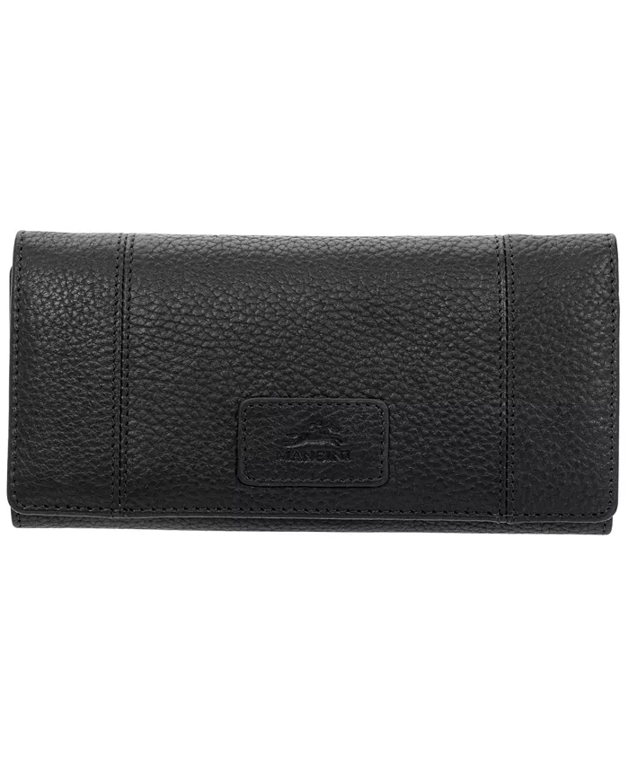 Женский трехсекционный кошелек с защитой RFID из коллекции Pebbled Collection Mancini, черный
Женский трехсекционный кошелек с защитой RFID из коллекции Pebbled Collection Mancini, черный