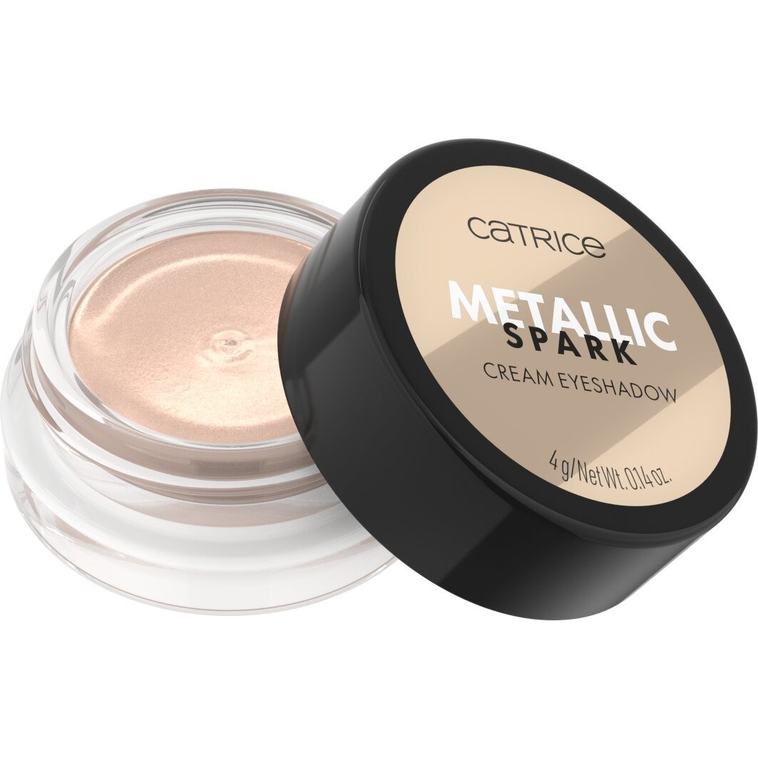 Тени для век metallic spark cream Catrice, 010 - champagne chic, вес 4 гр.
Тени для век metallic spark cream Catrice, 010 - champagne chic, вес 4 гр.