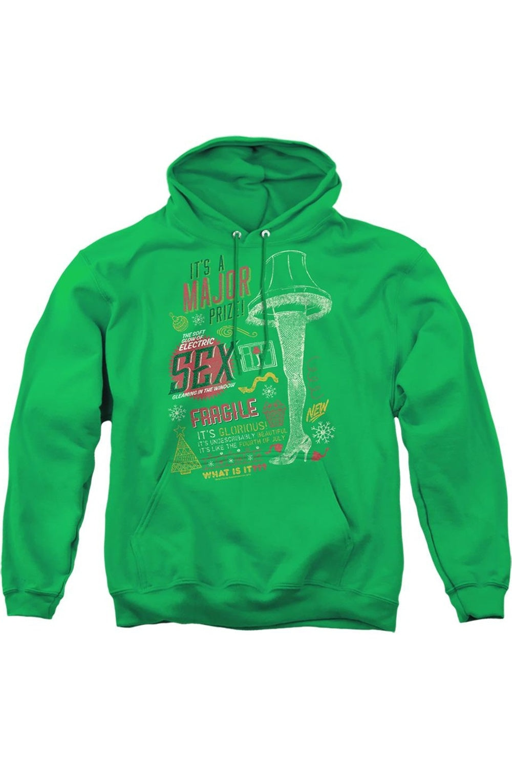 Рождественская история Its A Major Prize для взрослых Толстовка с капюшоном / Толстовка с капюшоном Gildan, цвет kelly green 
Рождественская история Its A Major Prize для взрослых Толстовка с капюшоном / Толстовка с капюшоном Gildan, цвет kelly green