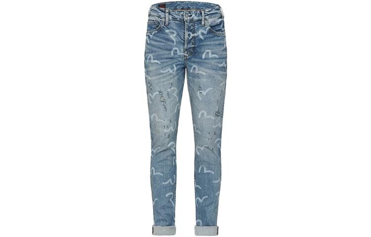 Джинсы мужские деним синие Evisu, синий
Джинсы мужские деним синие Evisu, синий