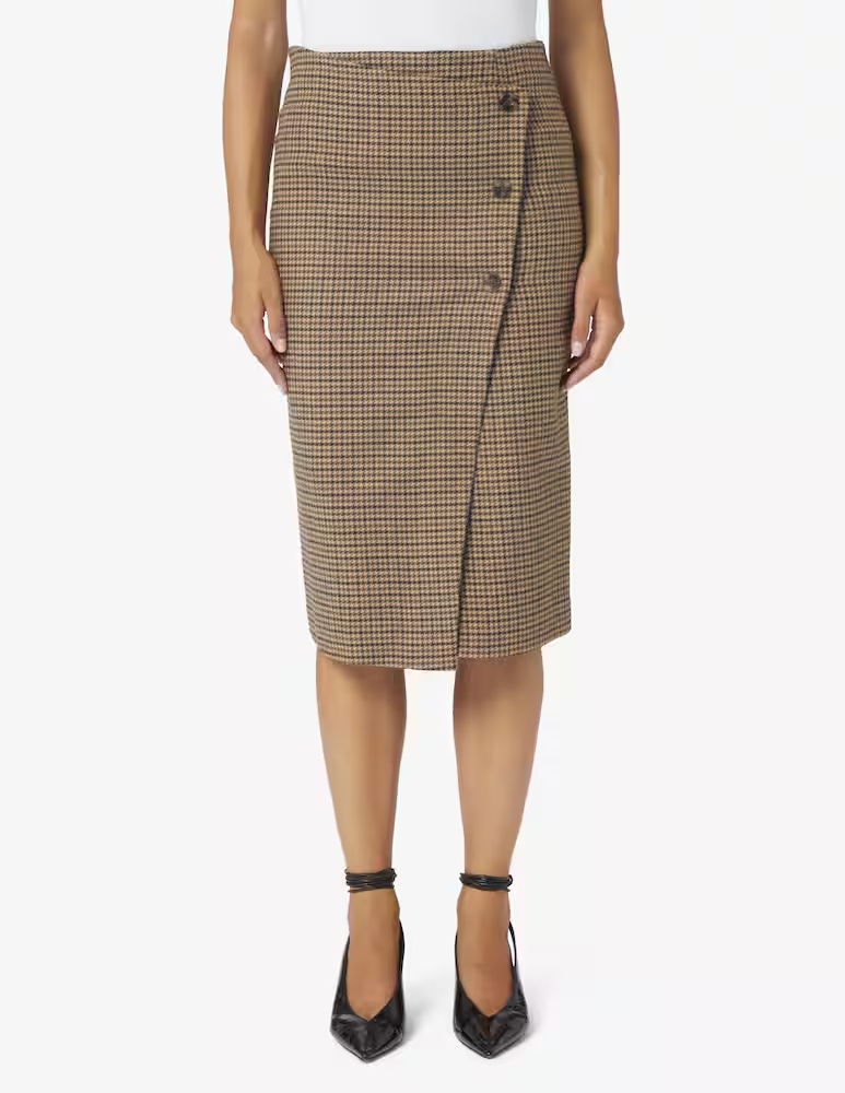 Юбка-карандаш 24.7 Studio, коричневый
Юбка-карандаш 24.7 Studio, коричневый